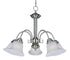 Maxim Malaga Down Light Chandelier in Satin Nickel Finish Model: 2698FTSN