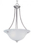 Maxim Malaga Invert Bowl Pendant in Satin Nickel Finish Model: 2682FTSN