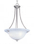 Maxim Malaga Invert Bowl Pendant in Satin Nickel Finish Model: 2682FTSN