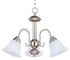 Maxim Malaga Mini Chandelier in Satin Nickel Finish Model: 2697FTSN