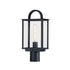 Maxim Manchester Outdoor Deck Lantern in Black Finish Model: 30759CLBK