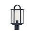 Maxim Manchester Outdoor Deck Lantern in Black Finish Model: 30759CLBK