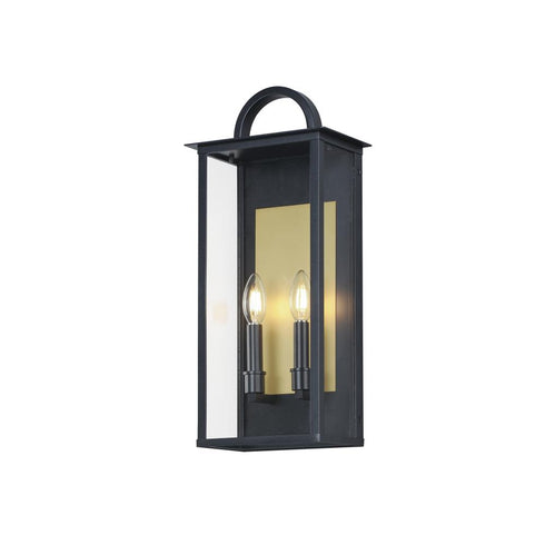 Maxim Manchester Outdoor Wall Mount in Black Finish Model: 30754CLBK