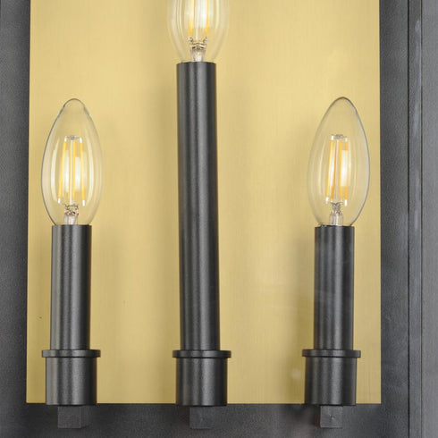 Maxim Manchester Outdoor Wall Mount in Black Finish Model: 30756CLBK