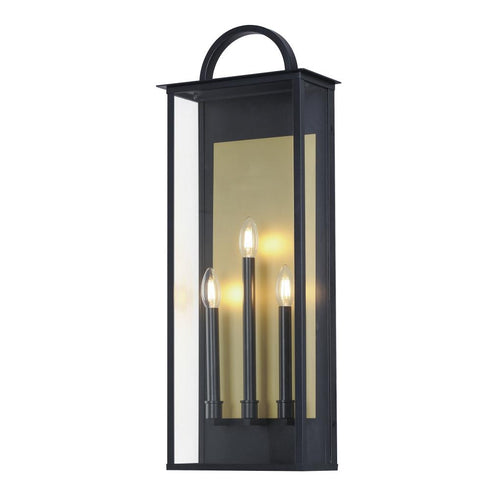Maxim Manchester Outdoor Wall Mount in Black Finish Model: 30758CLBK