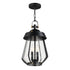 Maxim Mariner Outdoor Pendant in Black / Antique Brass Finish Model: 30623CDBKAB