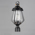 Maxim Mariner Outdoor Pol Post Mount in Black / Antique Brass Finish Model: 30629CDBKAB