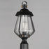 Maxim Mariner Outdoor Pol Post Mount in Black / Antique Brass Finish Model: 30629CDBKAB