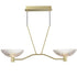 Maxim Metropolis Linear Pendant in Satin Brass Finish Model: 24982TCSBR