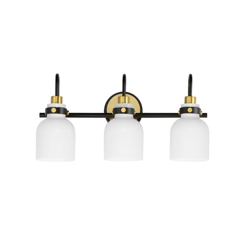 Maxim Milk Bath Vanity in Satin Brass Finish Model: 12333WTBKSBR