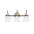 Maxim Milk Bath Vanity in Satin Brass Finish Model: 12333WTBKSBR