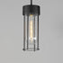 Maxim Millennial Outdoor Hanging Lantern in Black Finish Model: 30587CDBK