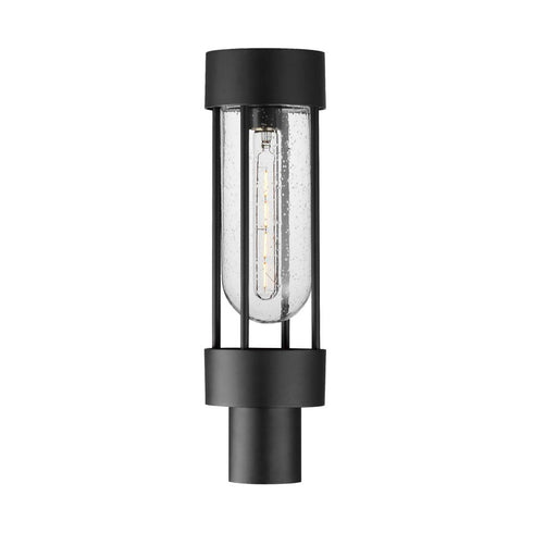 Maxim Millennial Outdoor Pol Post Mount in Black Finish Model: 30580CDBK