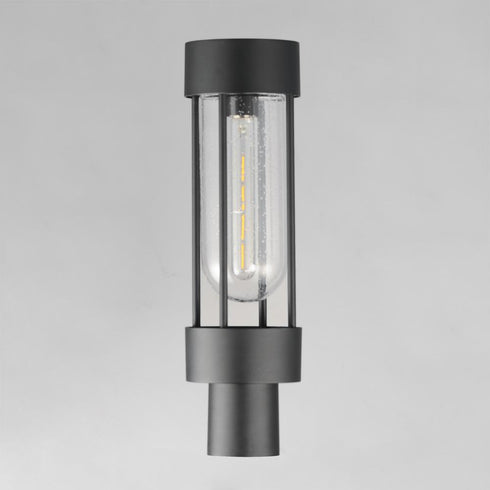 Maxim Millennial Outdoor Pol Post Mount in Black Finish Model: 30580CDBK