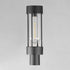Maxim Millennial Outdoor Pol Post Mount in Black Finish Model: 30580CDBK