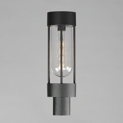 Maxim Millennial Outdoor Pol Post Mount in Black Finish Model: 30580CDBK