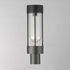 Maxim Millennial Outdoor Pol Post Mount in Black Finish Model: 30580CDBK