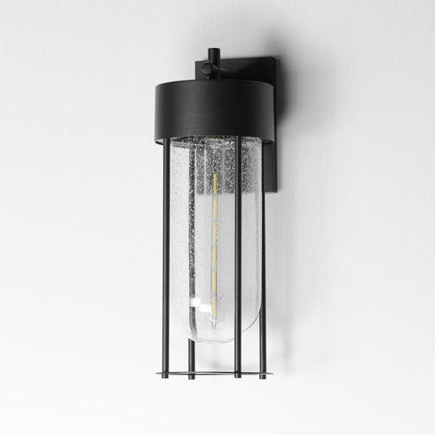 Maxim Millennial Outdoor Wall Mount in Black Finish Model: 30584CDBK