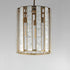 Maxim Miramar Entry Foyer Pendant in Capiz / Natural Aged Brass Finish Model: 12802CZNAB