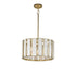 Maxim Miramar Single Pendant in Capiz / Natural Aged Brass Finish Model: 12803CZNAB