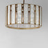 Maxim Miramar Single Pendant in Capiz / Natural Aged Brass Finish Model: 12803CZNAB