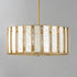 Maxim Miramar Single Pendant in Capiz / Natural Aged Brass Finish Model: 12804CZNAB