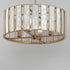 Maxim Miramar Single Pendant in Capiz / Natural Aged Brass Finish Model: 12804CZNAB