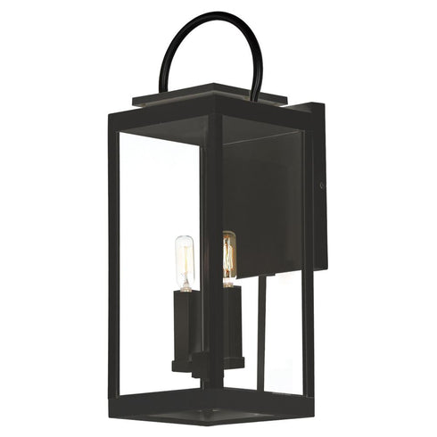 Maxim Nassau Vivex Outdoor Wall Mount in Black Finish Model: 40316CLBK