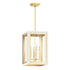 Maxim Neoclass Outdoor Pendant in Black / Gold Finish Model: 30058CLBKGLD