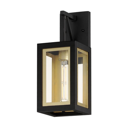 Maxim Neoclass Outdoor Wall Mount in Black / Gold Finish Model: 30052CLBKGLD