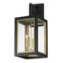 Maxim Neoclass Outdoor Wall Mount in Black / Gold Finish Model: 30056CLBKGLD