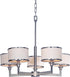 Maxim Nexus Single Tier Chandelier in Satin Nickel Finish Model: 12055WTSN