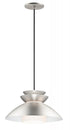 Maxim Nordic Single Pendant in Brushed Platinum Finish Model: 11359WTBP