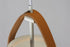 Maxim Nordic Single Pendant in Tan Leather White Finish Model: 11358TNWT