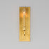 Maxim Normandy Wall Sconce in Gold Leaf Finish Model: 12781GL