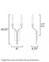 Maxim Normandy Wall Sconce in Gold Leaf Finish Model: 12782GL