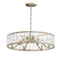 Maxim Odeon Chandelier in Black Finish Model: 21866BCBK