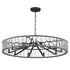Maxim Odeon Chandelier in Black Finish Model: 21869BCBK