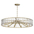 Maxim Odeon Chandelier in Black Finish Model: 21869BCBK