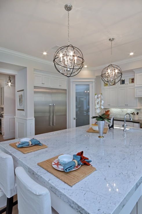 Maxim Orbit Single Pendant in Anthracite Polished Nickel Finish Model: 25140ARPN