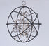 Maxim Orbit Single Pendant in Anthracite Polished Nickel Finish Model: 25142ARPN