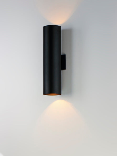 Maxim Outpost Outdoor Wall Mount in Black Finish Model: 86403BK