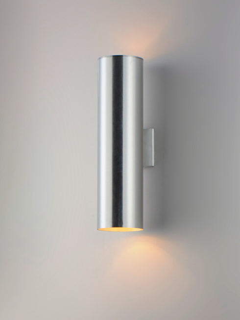 Maxim Outpost Outdoor Wall Mount in Brushed Aluminum Finish Model: 86405AL