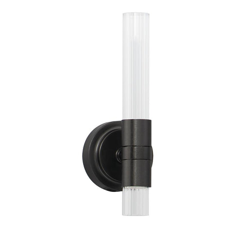 Maxim Ovation Wall Sconce in Black Finish Model: 16161CRBK