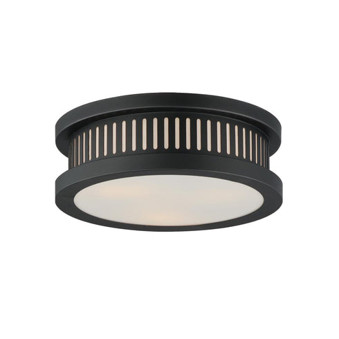 Maxim Oxford Outdoor Flush Mount in Black Finish Model: 30599WTBK