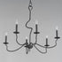 Maxim Padrona Chandelier in Black Oxide Finish Model: 27706BO