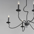 Maxim Padrona Chandelier in Black Oxide Finish Model: 27706BO