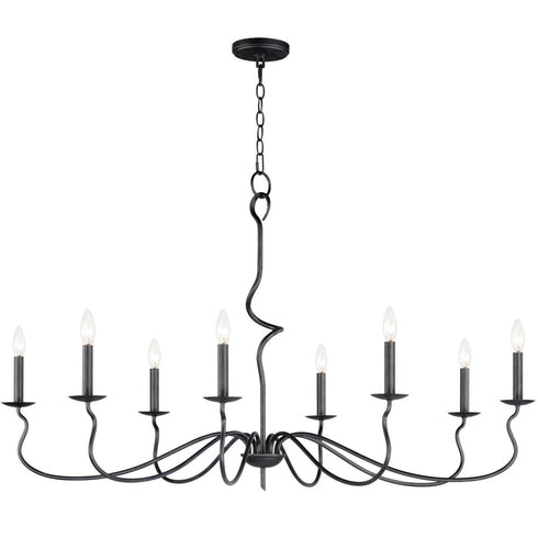 Maxim Padrona Chandelier in Black Oxide Finish Model: 27708BO