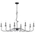 Maxim Padrona Chandelier in Black Oxide Finish Model: 27708BO