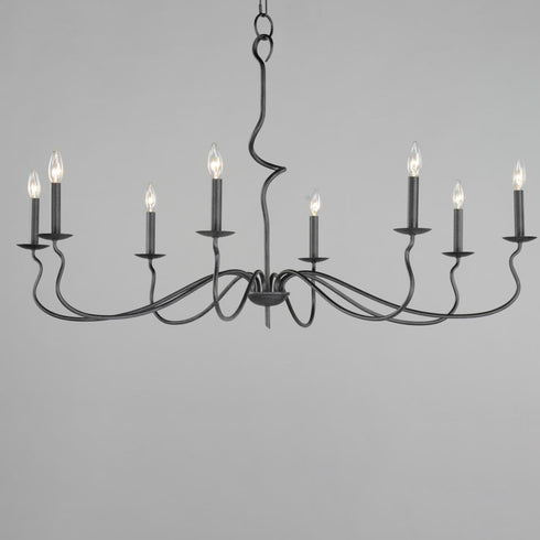 Maxim Padrona Chandelier in Black Oxide Finish Model: 27708BO